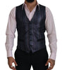 Dolce & Gabbana Multicolor Polyester Waistcoat Dress Formal Vest