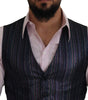 Dolce & Gabbana Multicolor Polyester Waistcoat Dress Formal Vest