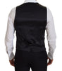 Dolce & Gabbana Black Virgin Wool Waistcoat Formal Dress Vest