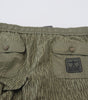 Dolce & Gabbana Green Striped Cargo Zipper Leg Men Trouser Pants
