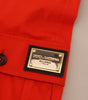 Dolce & Gabbana Red Cargo Men Trousers Cotton Pants