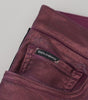 Dolce & Gabbana Magenta Cotton Men Casual Harness Denim Jeans