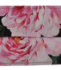 Dolce & Gabbana Black Floral Pleated Elastic Ear Strap Face Mask