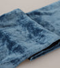 Dolce & Gabbana Blue Velvet Solid Neck Warmer Men's Shawl Scarf