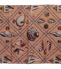 Dolce & Gabbana Blue Linen Seashell Pattern Mens Wrap Shawl Scarf