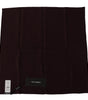 Dolce & Gabbana Brown Silk Blend Square Wrap Handkerchief Scarf