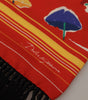 Dolce & Gabbana Multicolor DG Umbrellas Print Shawl Fringe Scarf