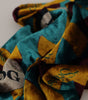 Dolce & Gabbana Multicolor DG Logo Print Shawl Wrap Fringe Scarf