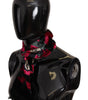 Dolce & Gabbana Multicolor DG Logo Print Mens Shawl Wrap Fringe Scarf