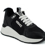 Baskets élégantes en cuir monochrome Versace