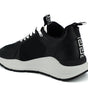 Baskets élégantes en cuir monochrome Versace