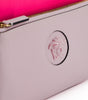 Pochette élégante en cuir rose Versace