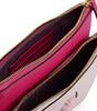Pochette élégante en cuir rose Versace