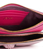 Pochette élégante en cuir rose Versace