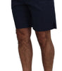 Dolce & Gabbana Blue Chinos Cotton Stretch Casual Shorts