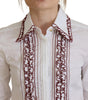 Polo élégant en coton blanc Dolce & Gabbana