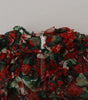Dolce & Gabbana Multicolor Geranium A-line Knee Length Dress