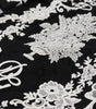 Dolce & Gabbana Black Lace Trim Half Sleeves A-line Dress