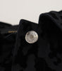 Dolce & Gabbana Black Leopard Long Sleeve Denim Cotton Jacket