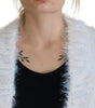 Dolce & Gabbana White Long Sleeves Fringes Cardigan Jacket