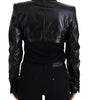 Dolce & Gabbana Black Long Sleeves Crop Blazer Cotton Jacket