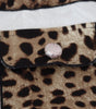 Dolce &amp; Gabbana Elegant Leopard Print Pants for Sophisticated Style
