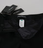 Dolce &amp; Gabbana Elegant Black Wool-Silk Pants