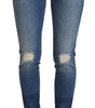 Dolce &amp; Gabbana Elegant Tattered Denim Pants – Chic Casualwear