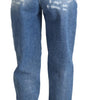 Dolce &amp; Gabbana Chic Tattered Denim Pants - Indigo Essence