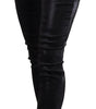 Dolce &amp; Gabbana Elegant Black Denim Pants - Tailored Fit