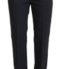 Dolce &amp; Gabbana Chic Gray Wool Blend Pants for Elevated Style