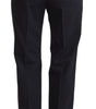 Dolce &amp; Gabbana Chic Gray Wool Blend Pants for Elevated Style
