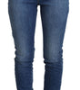 Dolce &amp; Gabbana Elegant Blue Denim Pants - Tailored Fit