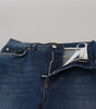 Dolce &amp; Gabbana Elegant Blue Denim Pants - Tailored Fit
