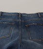 Dolce &amp; Gabbana Elegant Blue Denim Pants - Tailored Fit