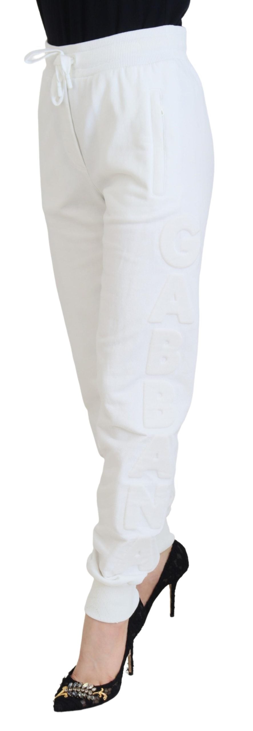 Dolce &amp; Gabbana Elegant White Cotton Trousers