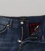 Dolce &amp; Gabbana Elevated Elegance Checkered Back Denim Pants