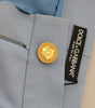 Dolce &amp; Gabbana Elegant Light Blue Wool-Silk Blend Pants