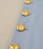 Dolce &amp; Gabbana Elegant Light Blue Wool-Silk Blend Pants