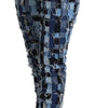 Dolce &amp; Gabbana Multicolor Patchwork High-Waist Skinny Jeans