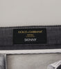 Dolce & Gabbana Gray Washed Skinny Men Denim Jeans