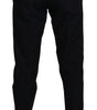 Dolce & Gabbana Black Chino Formal Cotton Pants