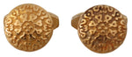 Boutons de manchette élégants pour homme Dolce &amp; Gabbana en laiton plaqué or
