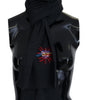 Dolce & Gabbana Black Sacred Heart #DGLovesLondon Wrap Scarf