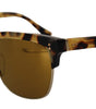 Dolce & Gabbana Brown Gold Acetate Havana DG430A Sunglasses