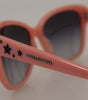 Dolce & Gabbana Pink Acetate Frame Stars Embellishment DG4124 Sunglasses
