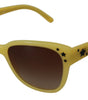 Dolce & Gabbana Yellow Acetate Frame Stars Embellishment DG4124 Sunglasses