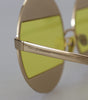 Dolce & Gabbana Gold Oval Metal Crystals Shades DG2209B Sunglasses