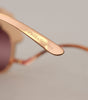 Dolce & Gabbana Pink Gold Rose Sequin Embroidery DG2202 Sunglasses