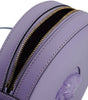 Versace Elegant Purple Round Shoulder Bag
